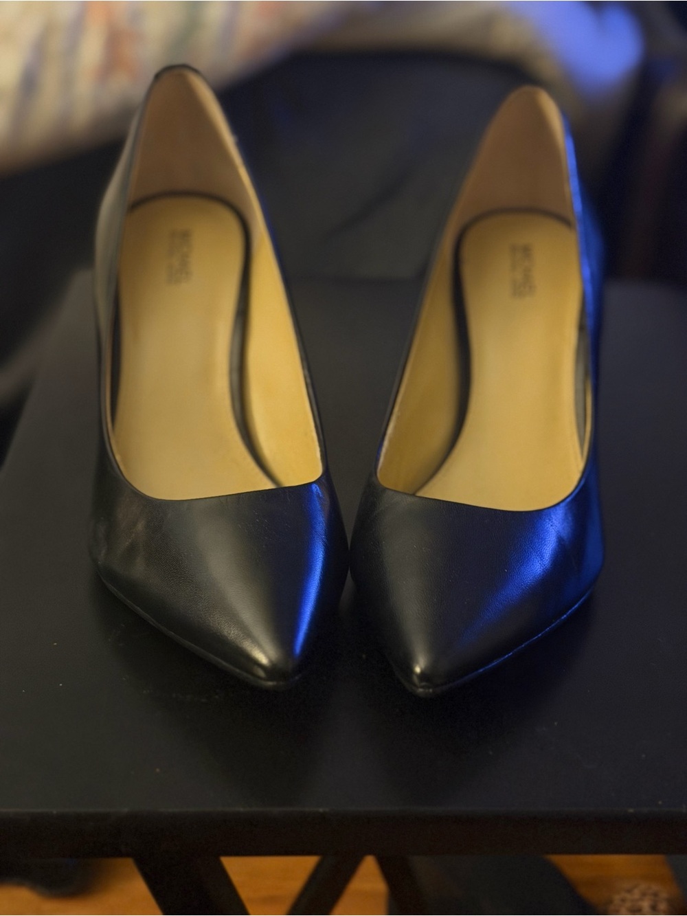 Michael Kors Women's Black Pointed-Toe Pumps